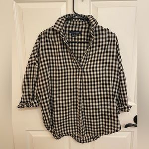 French connection black / white tunic